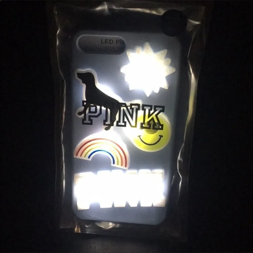 NWT VS PINK iPhone 6/7/8 Phone Case- Lights up!!